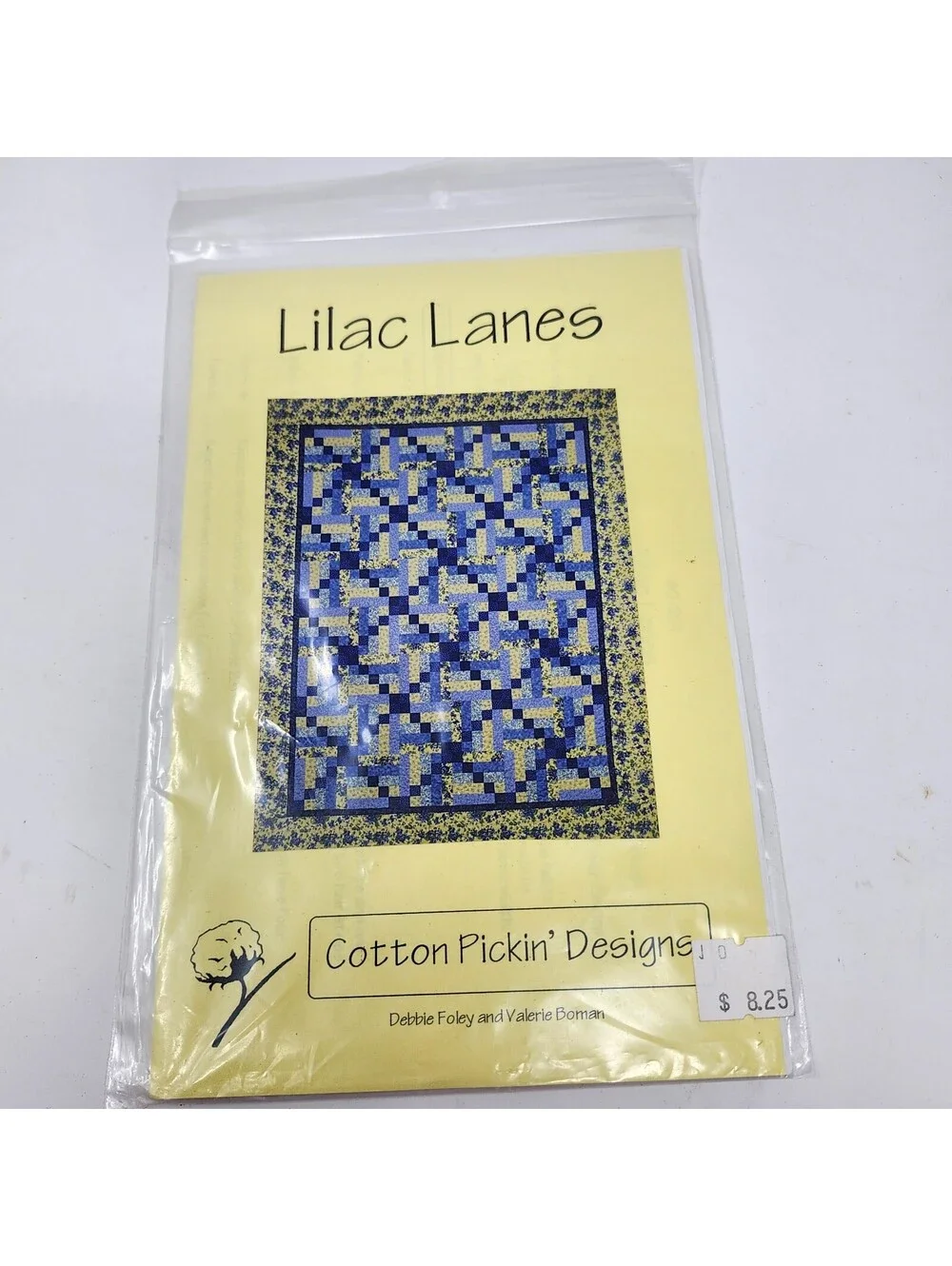 Lilac Lanes Cotton Pickin Designs Quilt Pattern 78x98 Strip Pieced